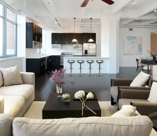 Modern living room interior.