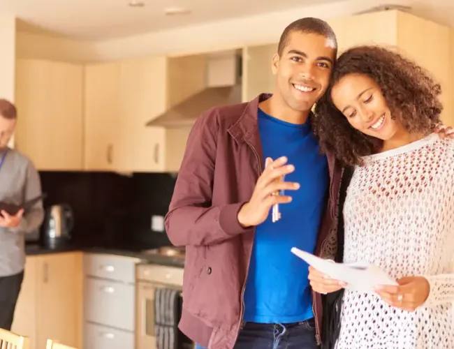 Family of prospective tenants.