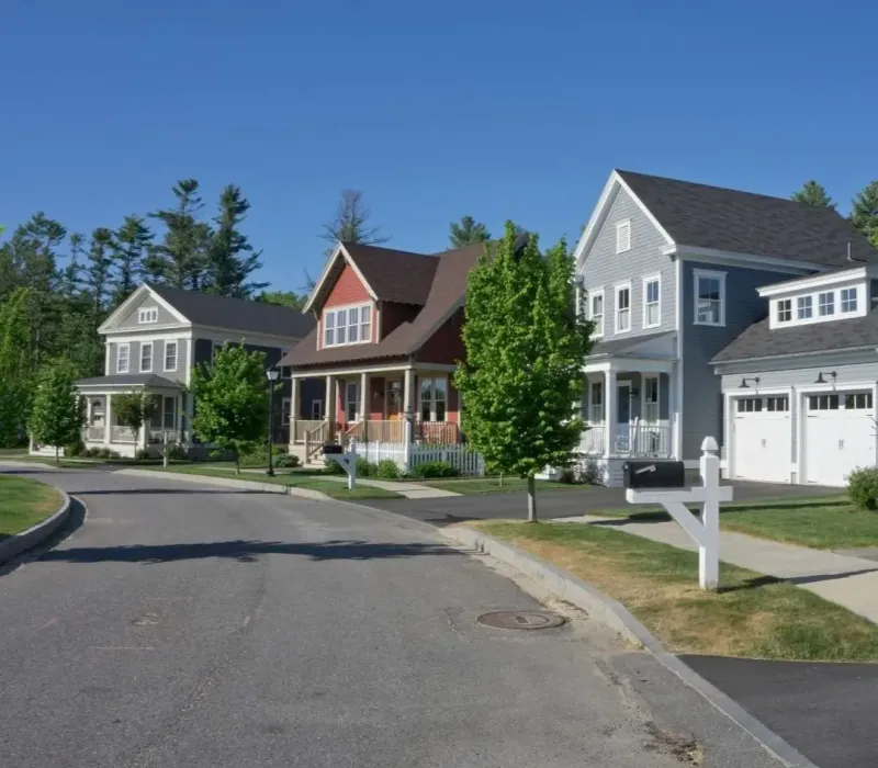 Southaven MS neighborhood street showing before and after curb appeal upgrades