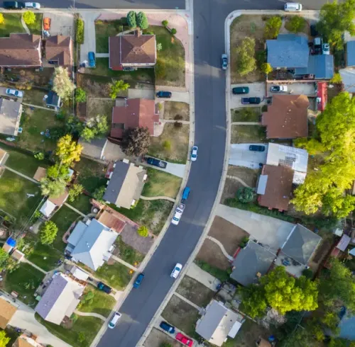 Residential rental neighborhood.