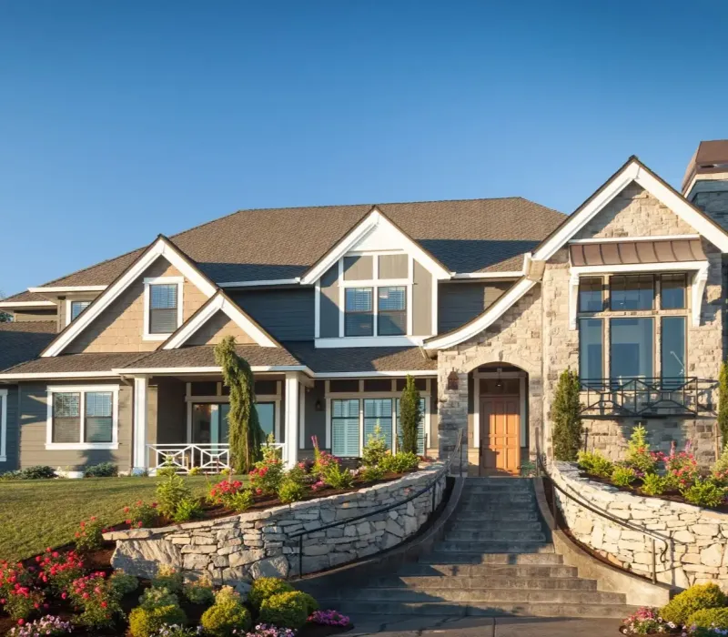 Hernando MS rental exterior with updated landscaping, entry path, and curb appeal improvements.